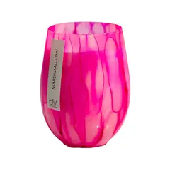 Blackmilk Candles Watercolour Pink Candle- Marshmallow