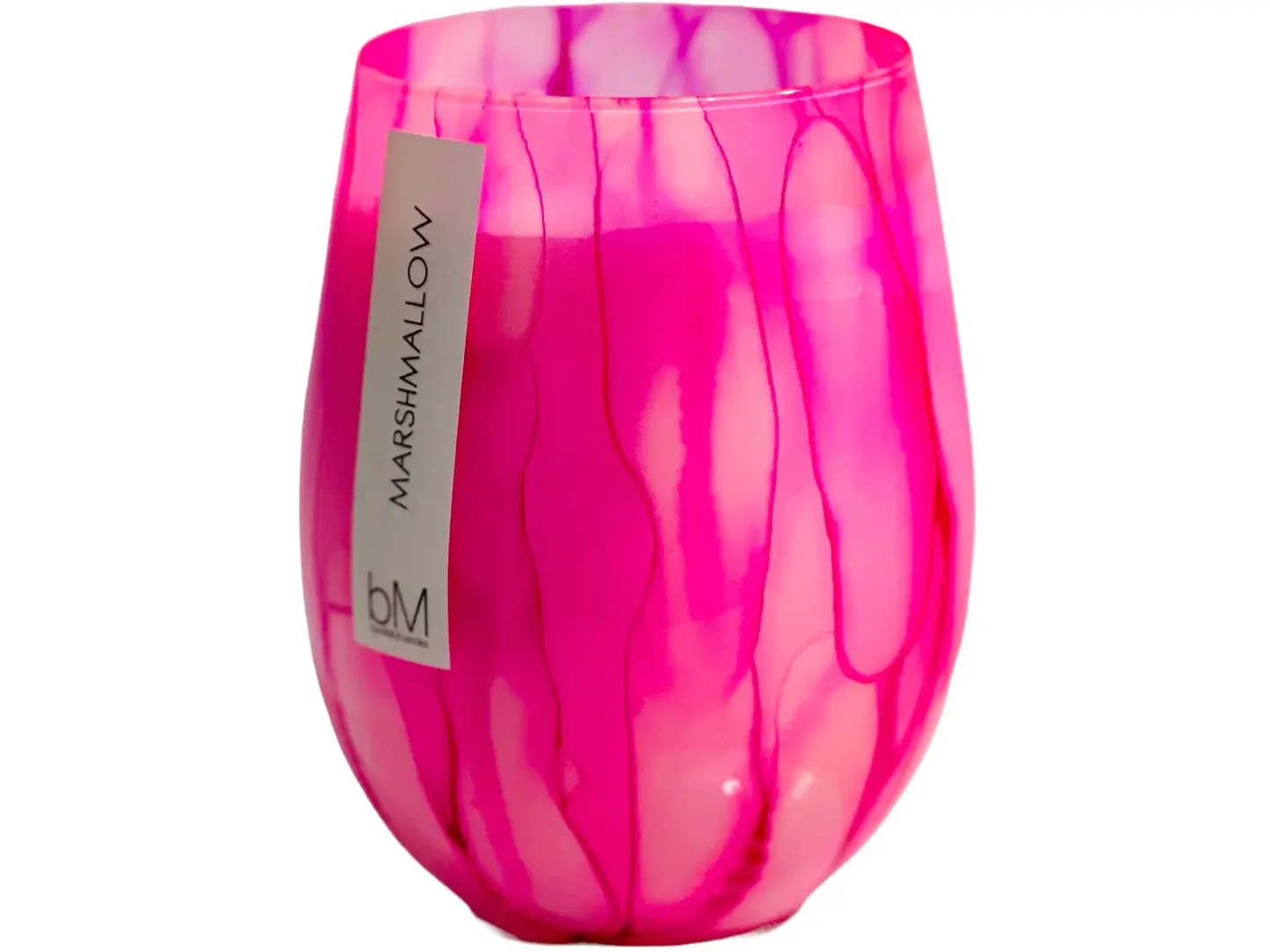 Blackmilk Candles Watercolour Pink Candle- Marshmallow
