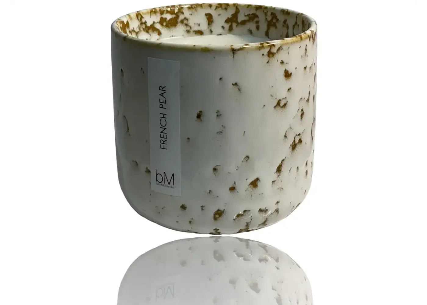 Blackmilk Ceramic White Candle - French Pear