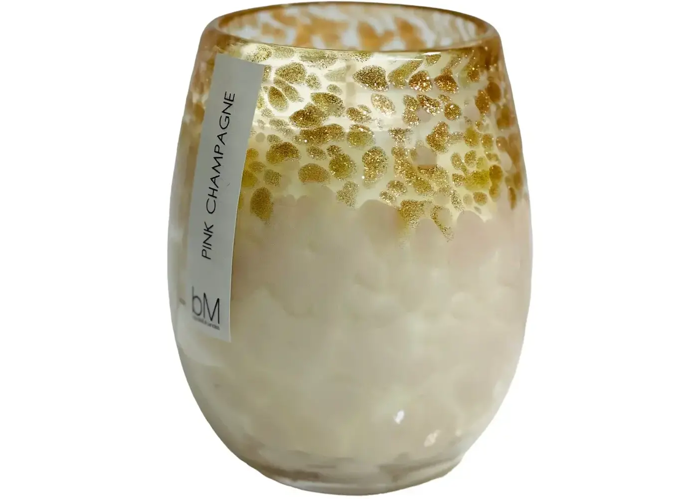 Blackmilk Confetti Pink Gold Candle - Pink Champagne