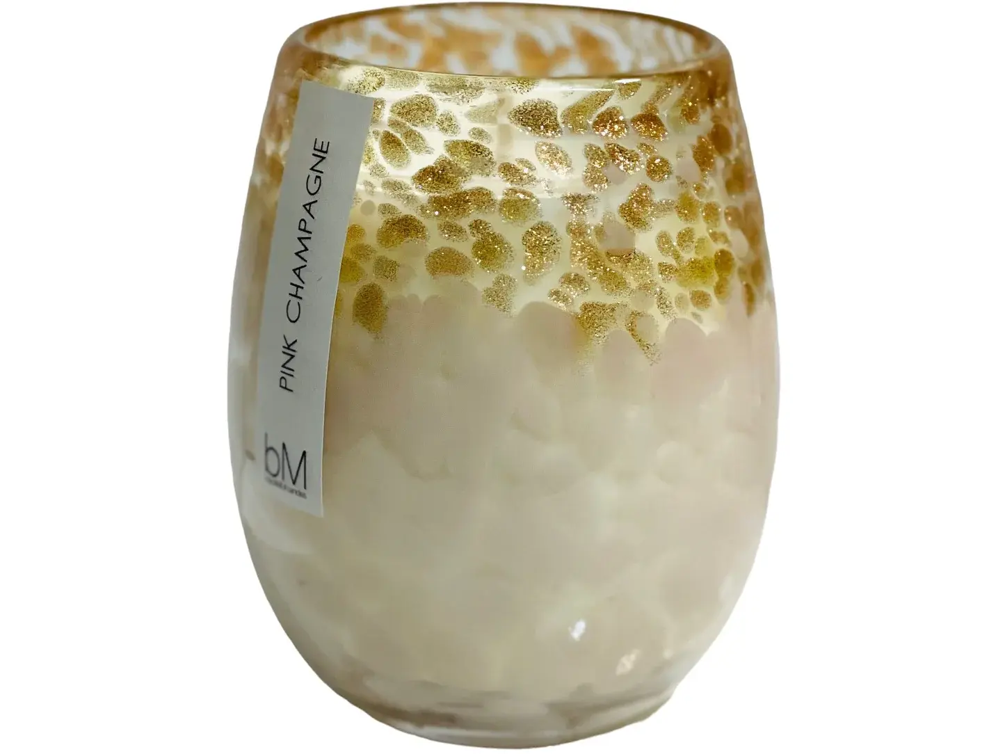 Blackmilk Confetti Pink Gold Candle - Pink Champagne