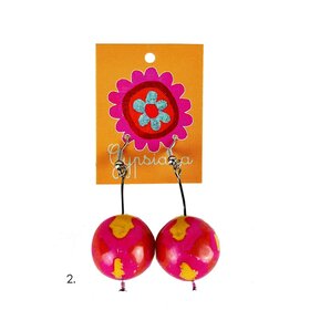 Anna Chandler Design Bobble Boho Earrings - Bright