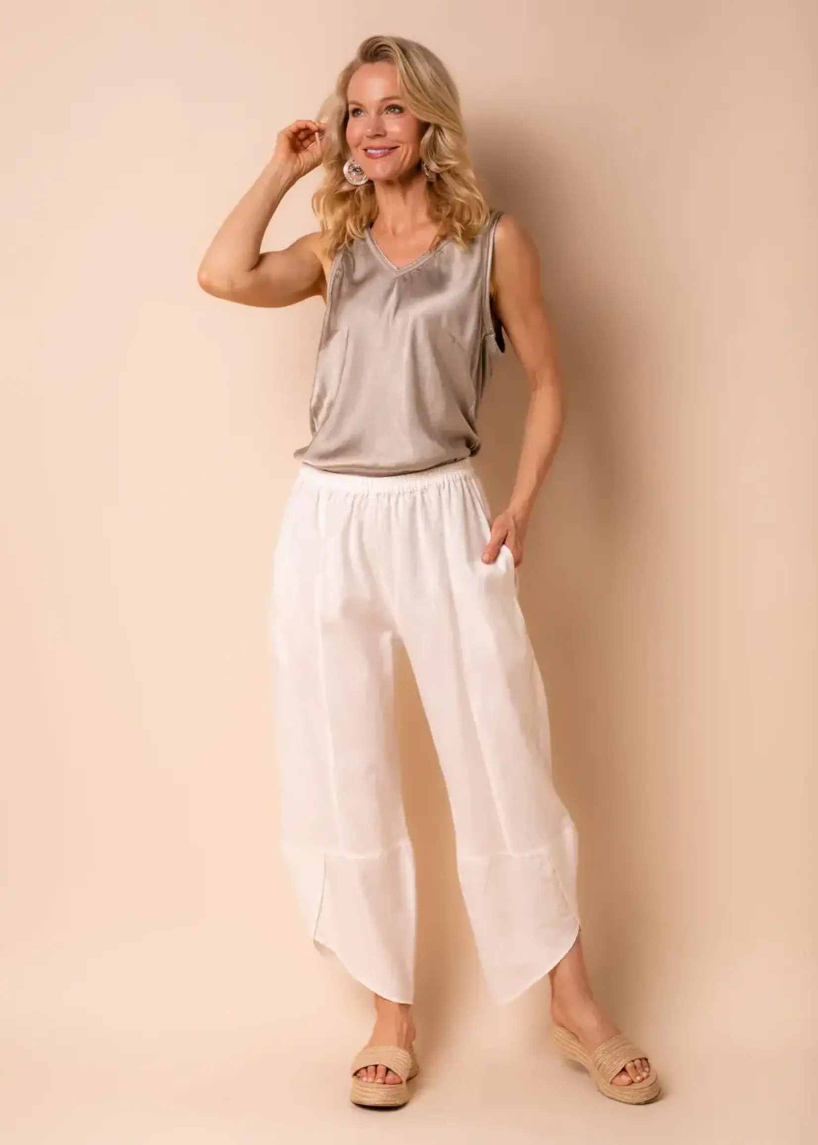 Imagine Fashion Rowen Linen Blend Pants