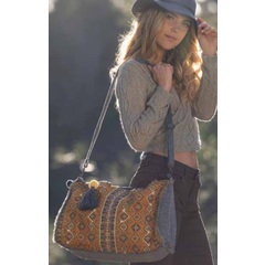 Large Denim Travel Bag