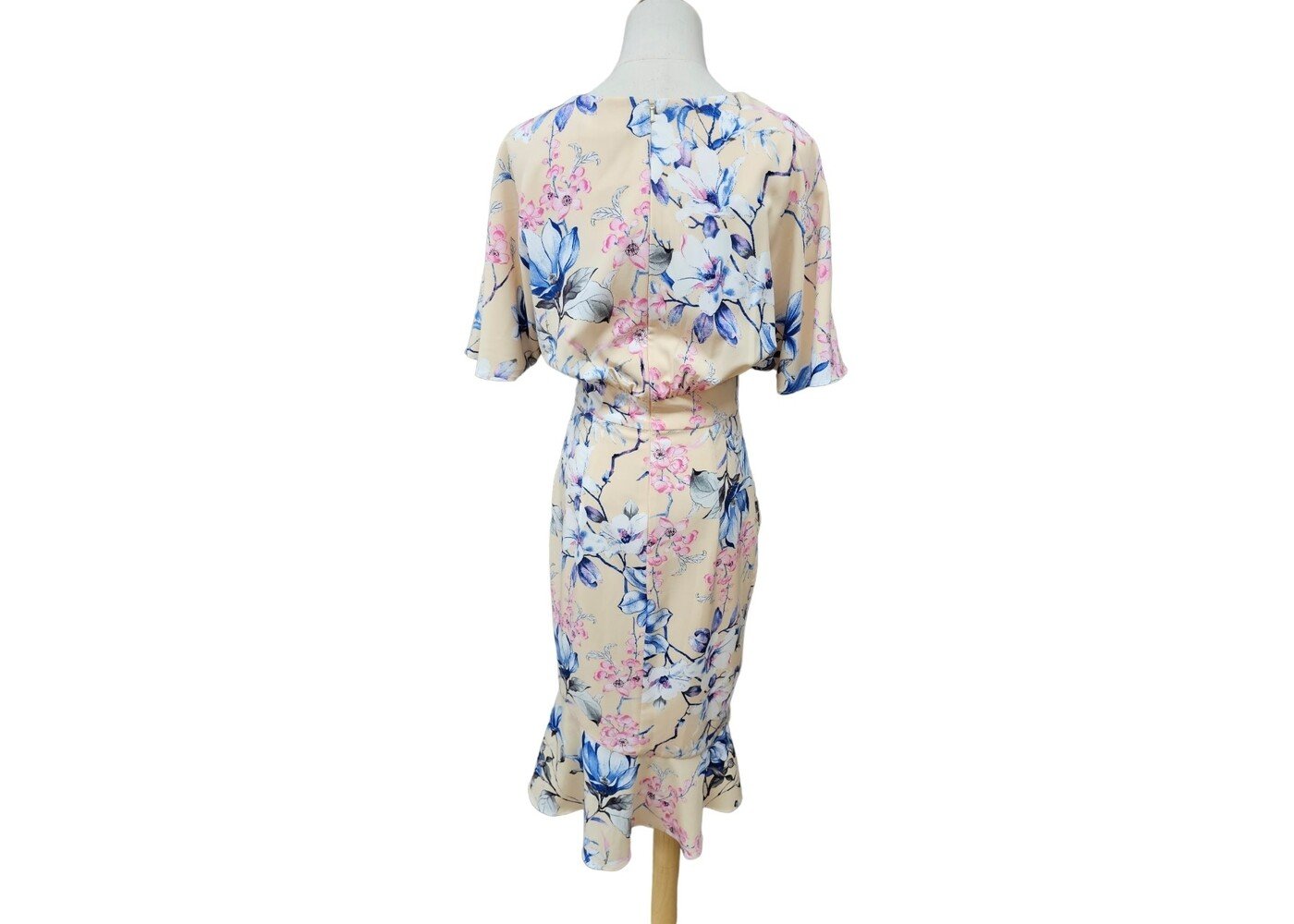 Miss Anne Yellow Floral Cocktail Dress