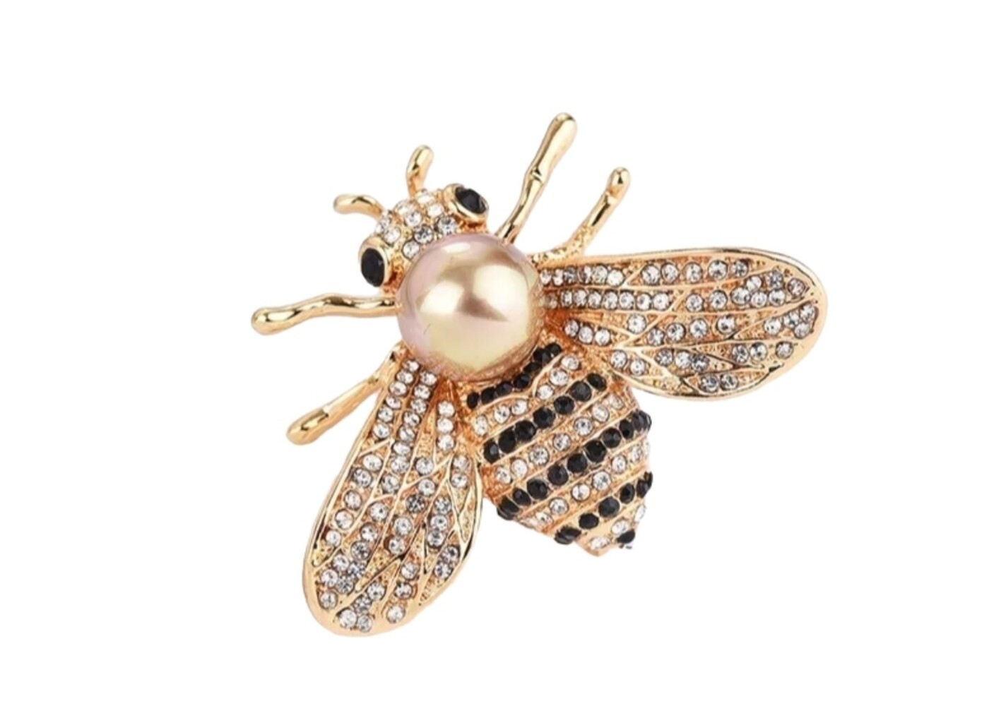 Little Secrets Bee Brooches with Pearl