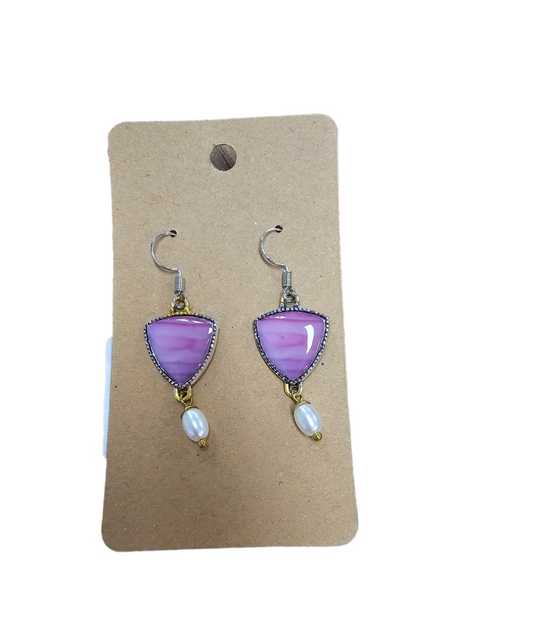 Pink on sale fashion earrings