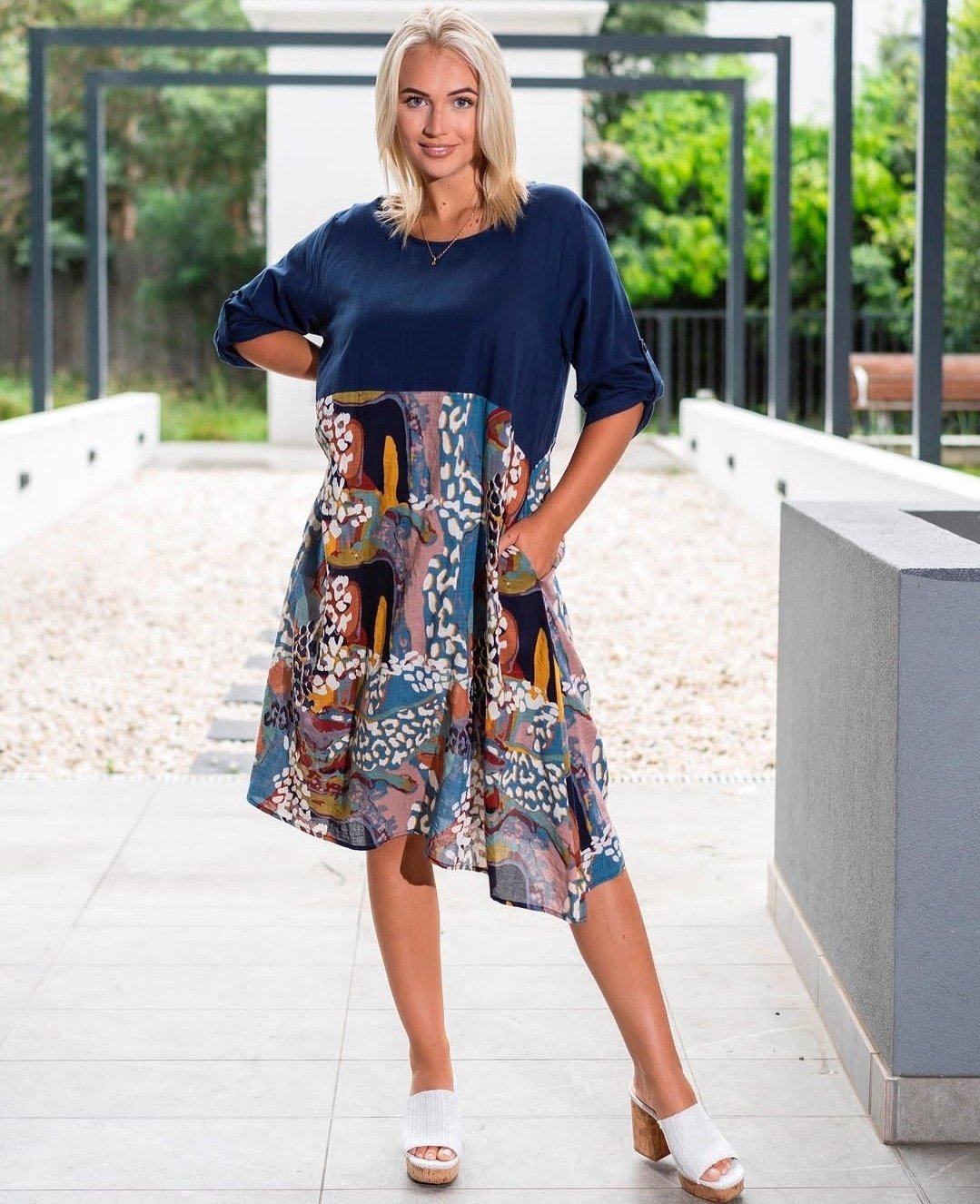 Willow Tree Maddox Abstract Dress