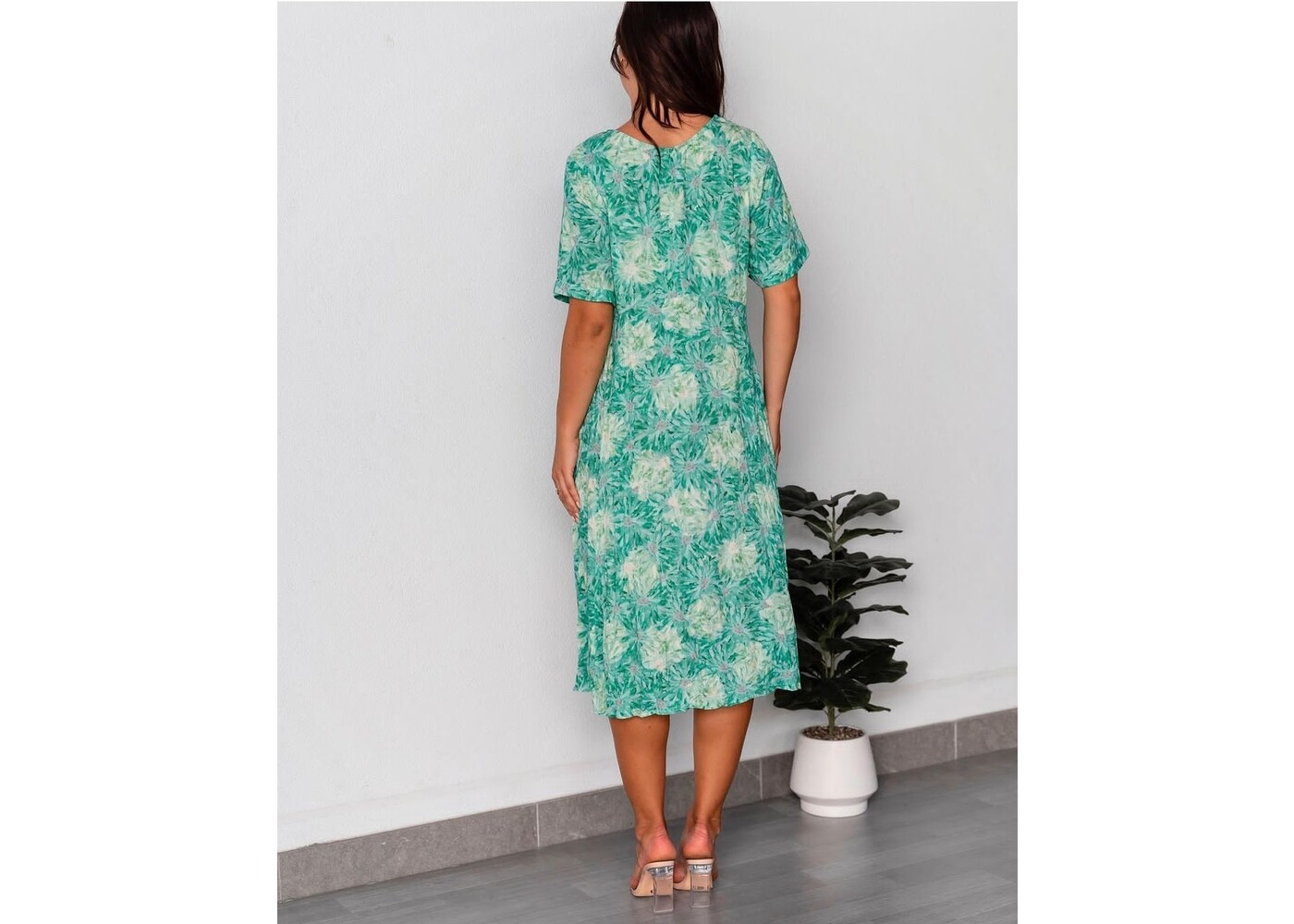 Willow Tree Beck Floral Panelled Dress