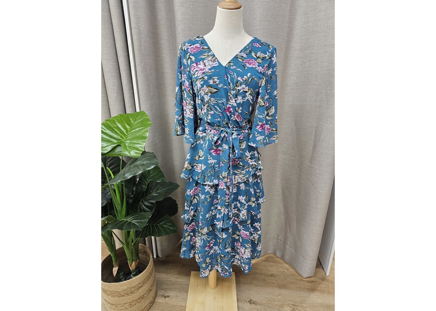 Miss Anne Winona Floral Cocktail Dress