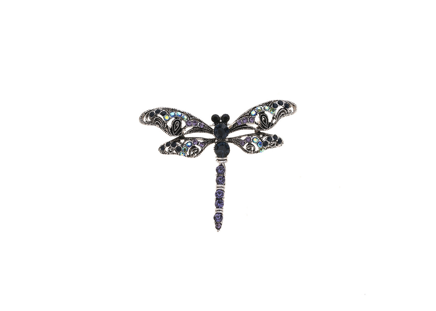 Ivys Clothing & Fashion Accessories Purple Dragonfly Brooch