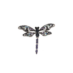 Ivys Clothing & Fashion Accessories Purple Dragonfly Brooch