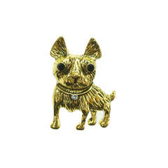 Ivys Clothing & Fashion Accessories Gold Dog Brooch