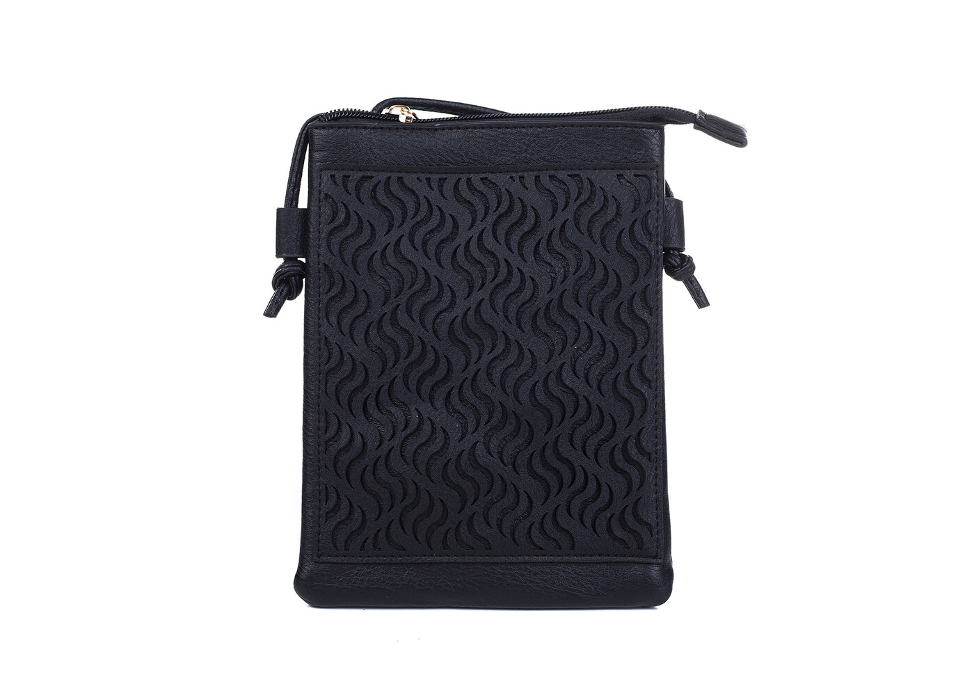 Ivys Clothing & Fashion Accessories Black Crossover Handbag