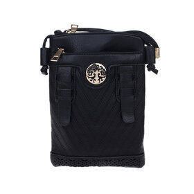 Ivys Clothing & Fashion Accessories Black 2 Crossover Handbag