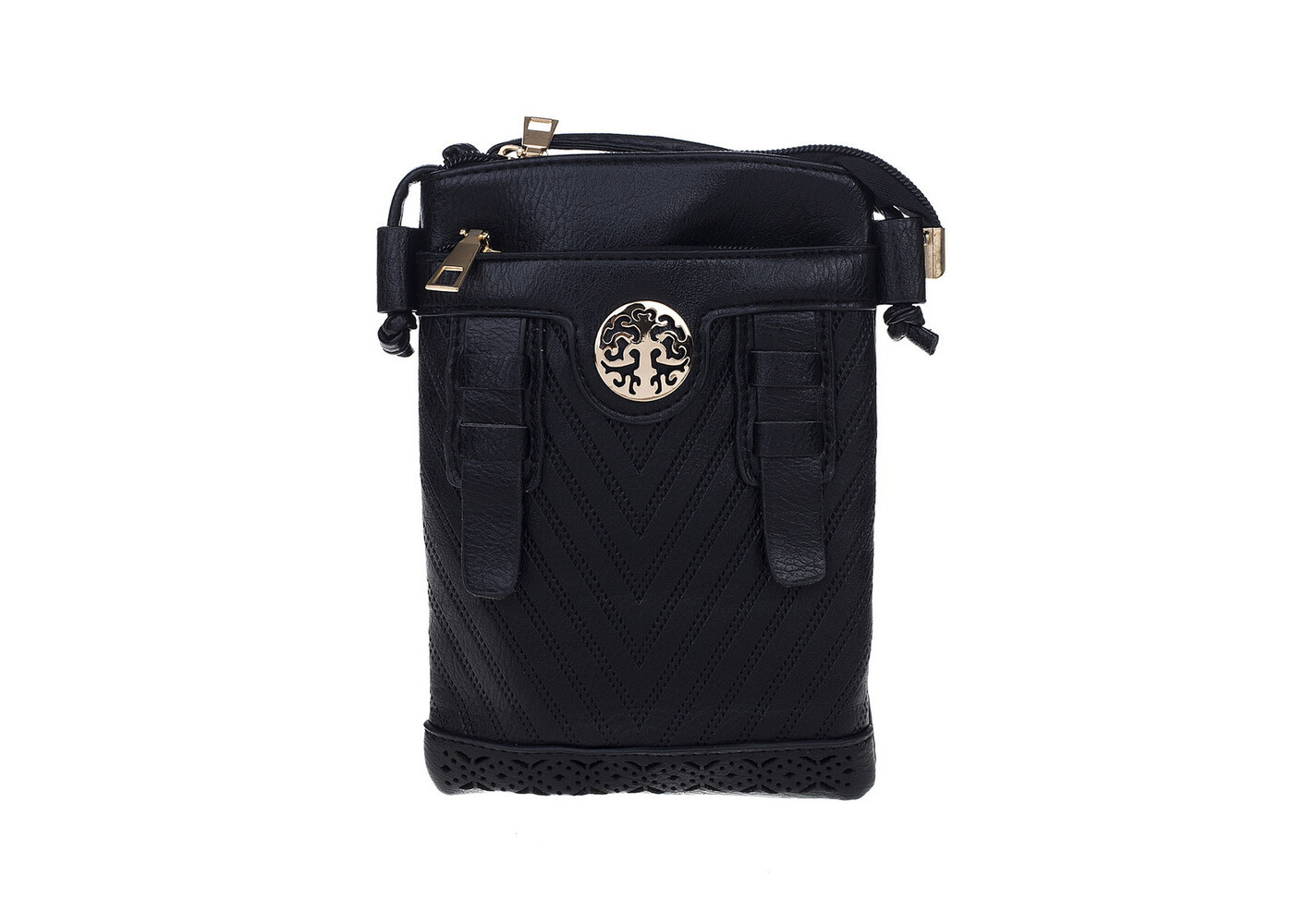 Ivys Clothing & Fashion Accessories Black 2 Crossover Handbag