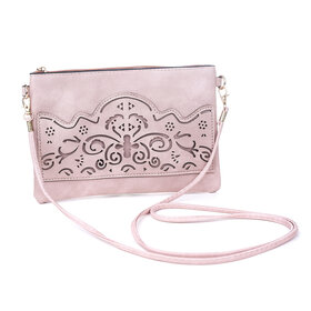 Ivys Clothing & Fashion Accessories Dusty Pink Crossover Handbag