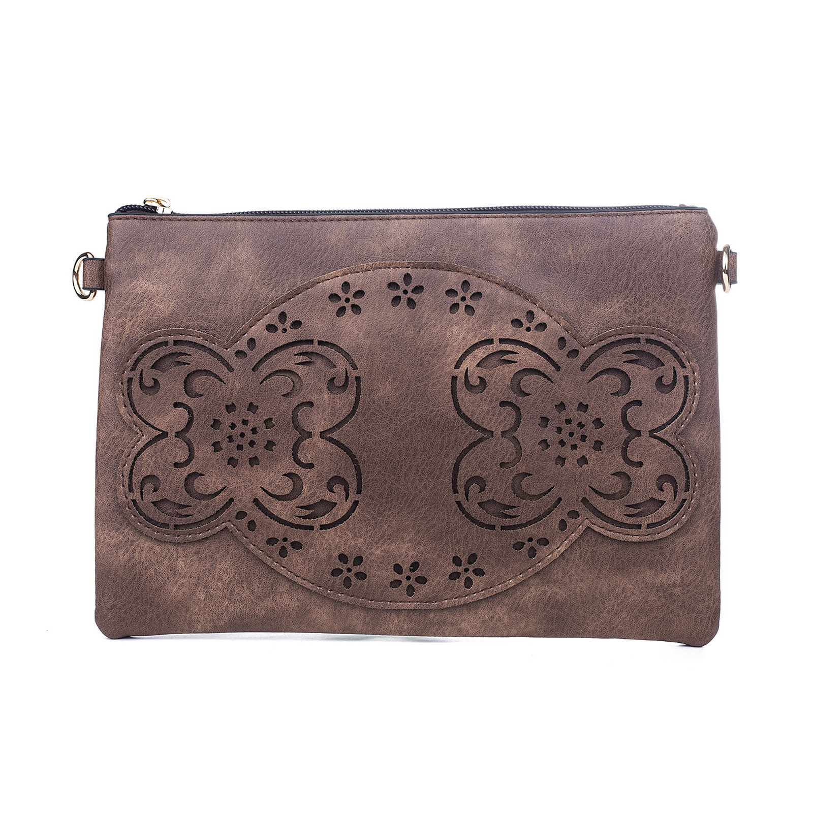 Ivys Clothing & Fashion Accessories Brown Crossover Handbag