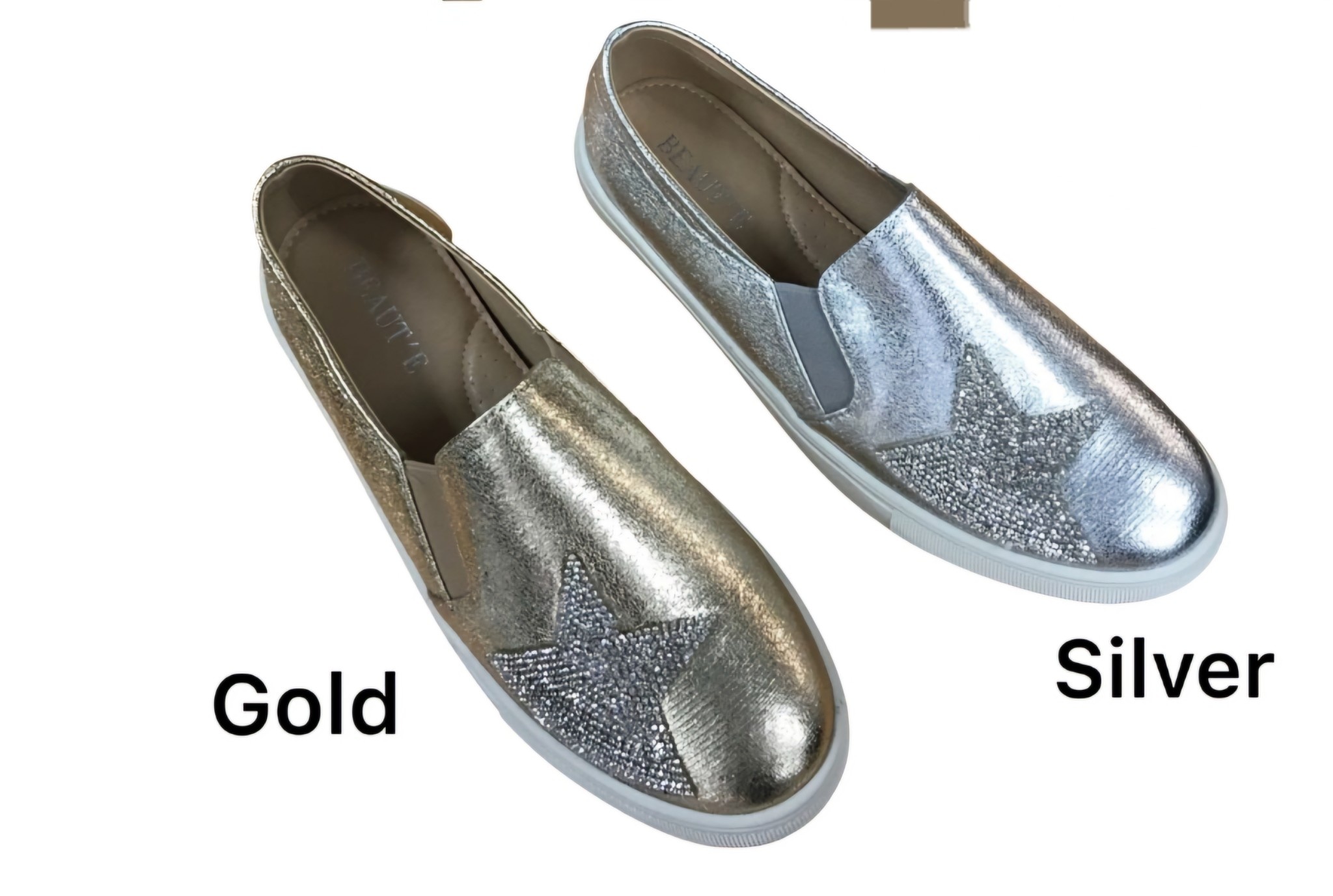 Lilac Designs Star Slip-on Shoes