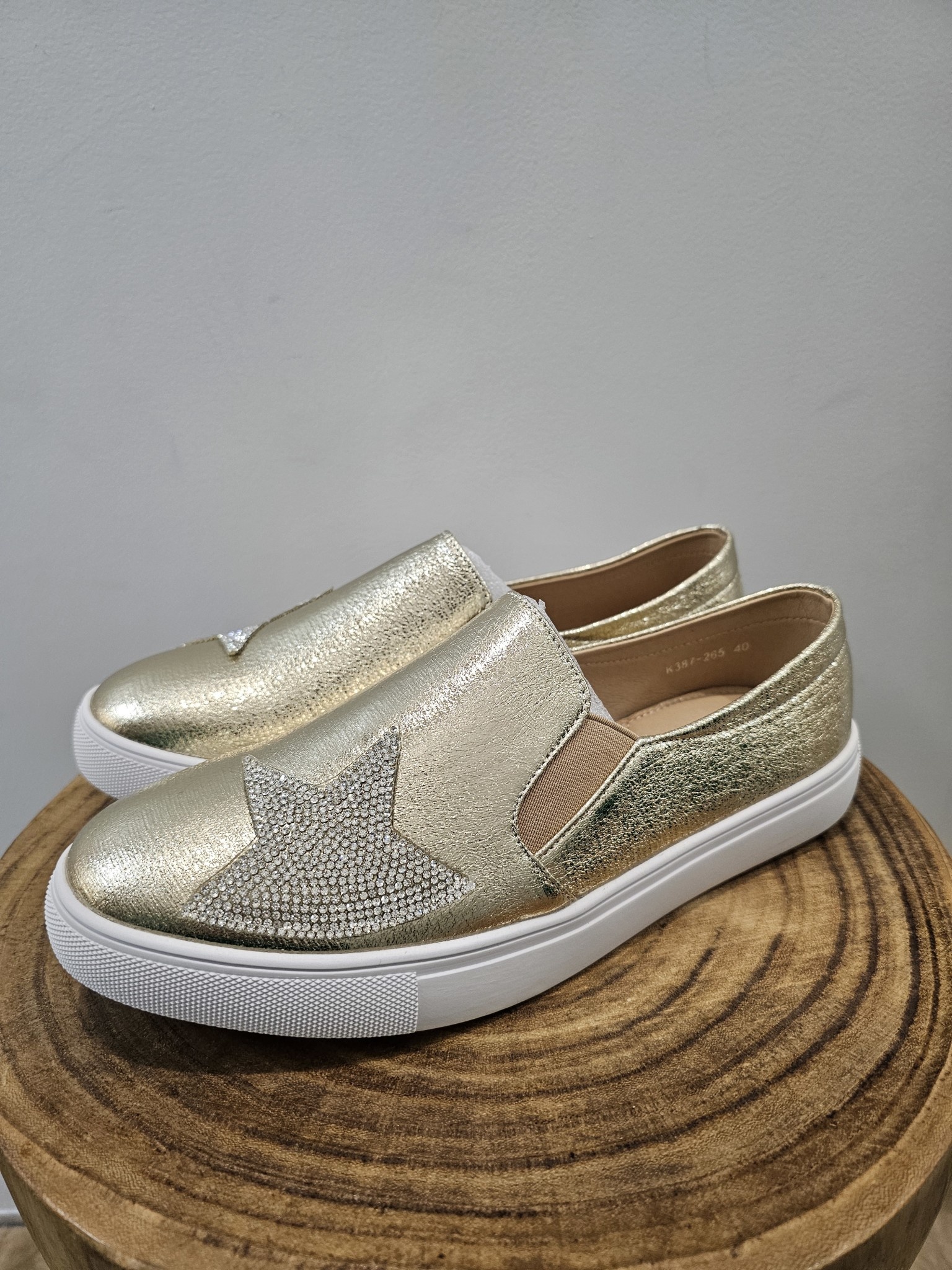 Lilac Designs Star Slip-on Shoes