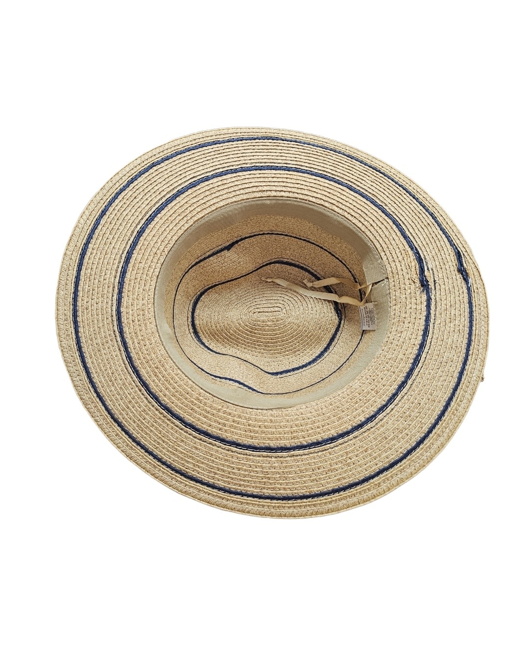Sundaise Hats Fifi Panama with Navy Stripe