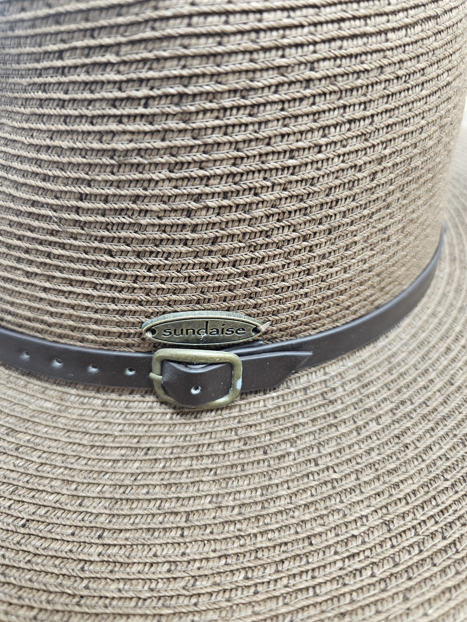 Sundaise Hats Rae Short Brim Panama Chocolate