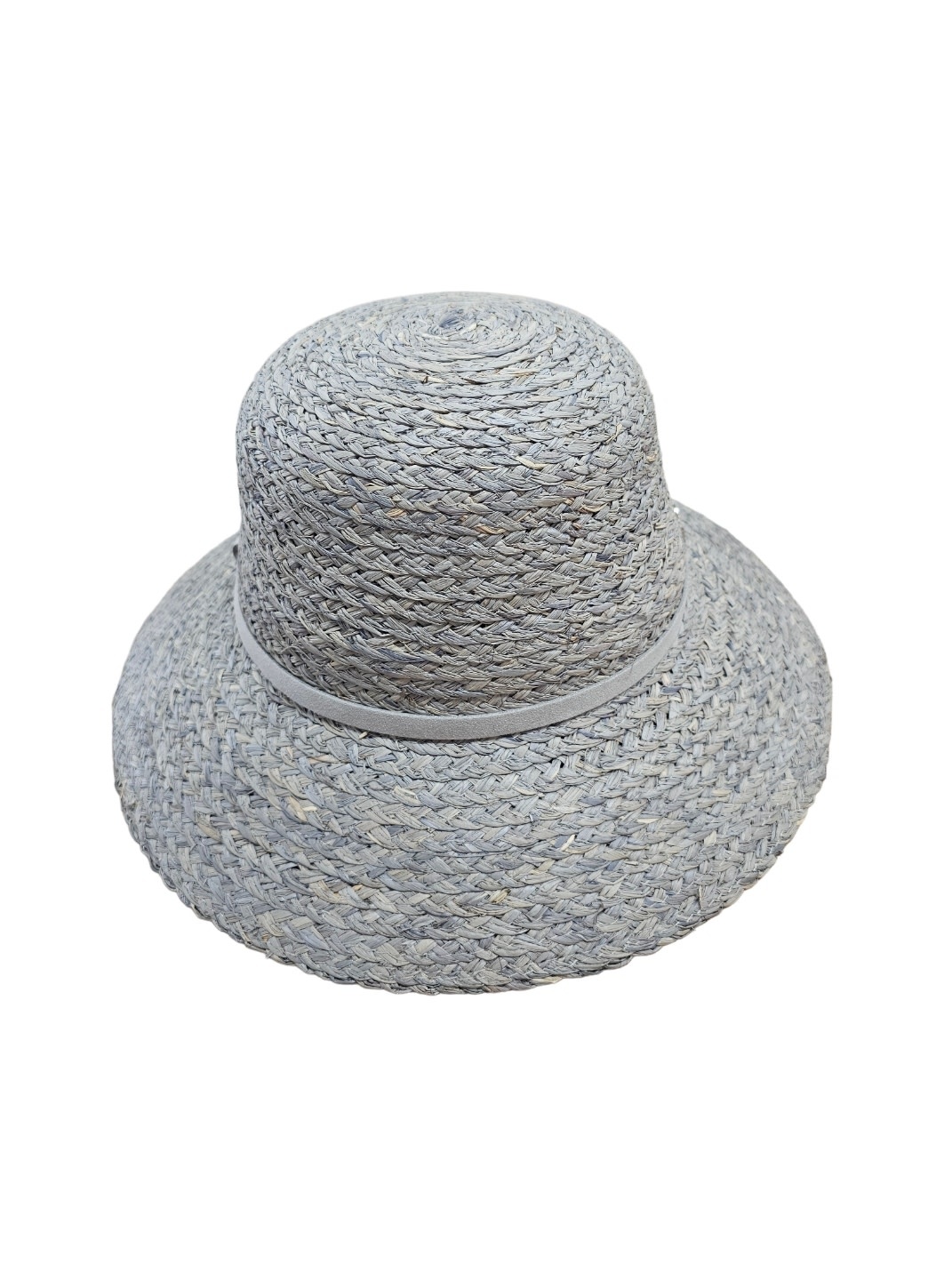 Sundaise Hats Sam Cloche Raffia Hat - Grey