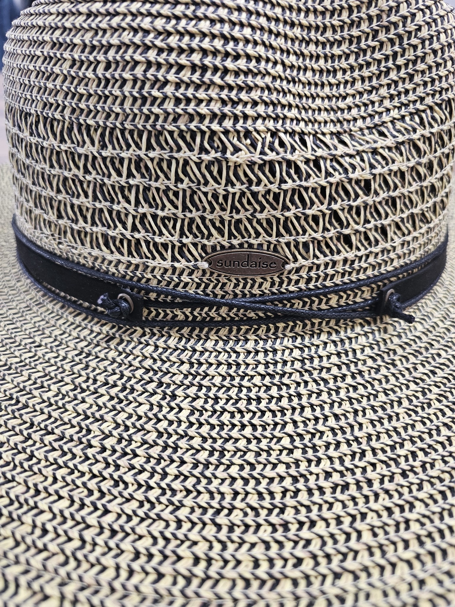 Sundaise Hats Noa Panama Mixed Black