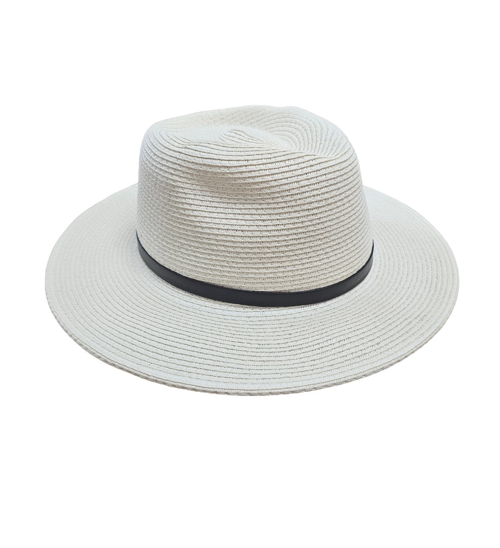 Sundaise Hats Rylee Short Brim Panama Ivory