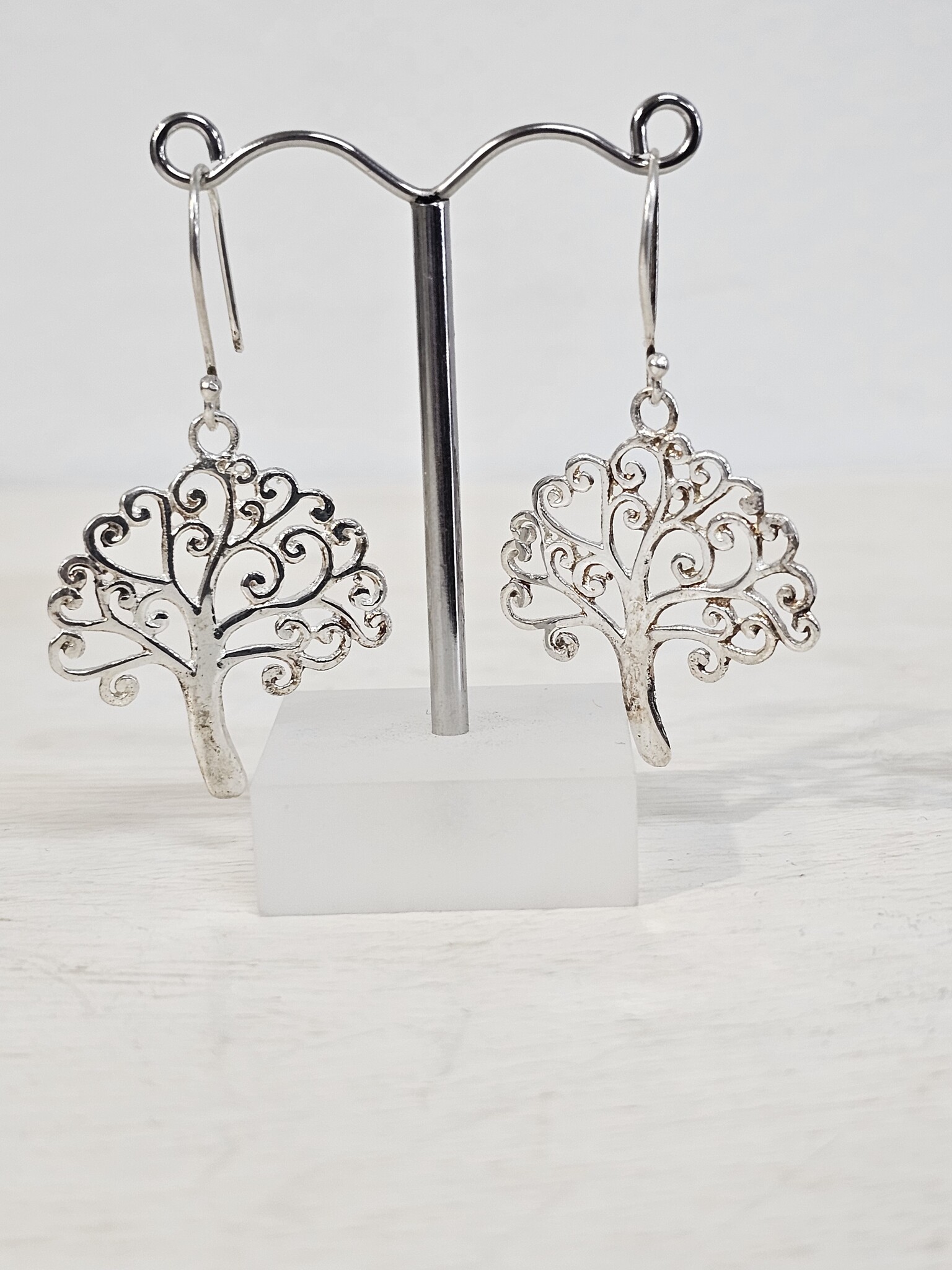 Savarna Tribe Silver Tree of Life Earrings
