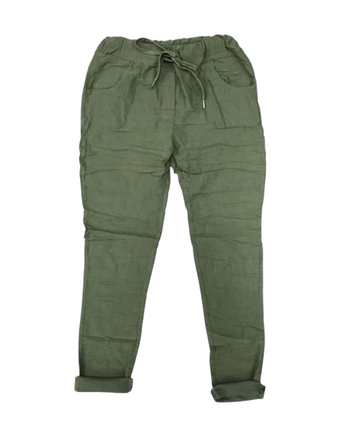 Lilac Designs Crinkle stretchy pants