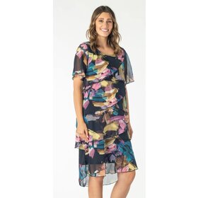 vivid Vera Layered Dress