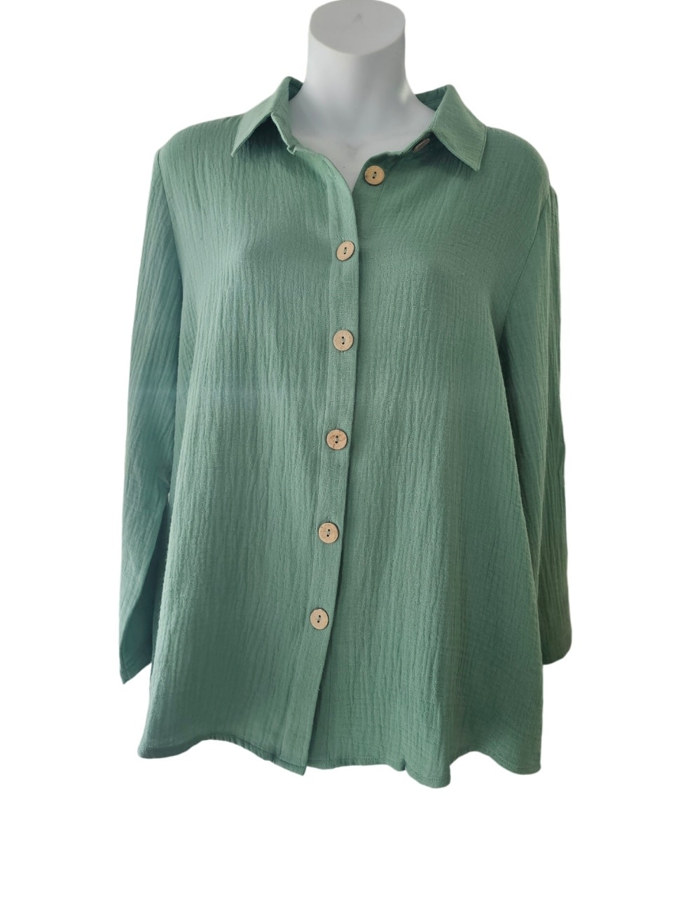 Callan Designs Ranola Seafoam Cotton Top