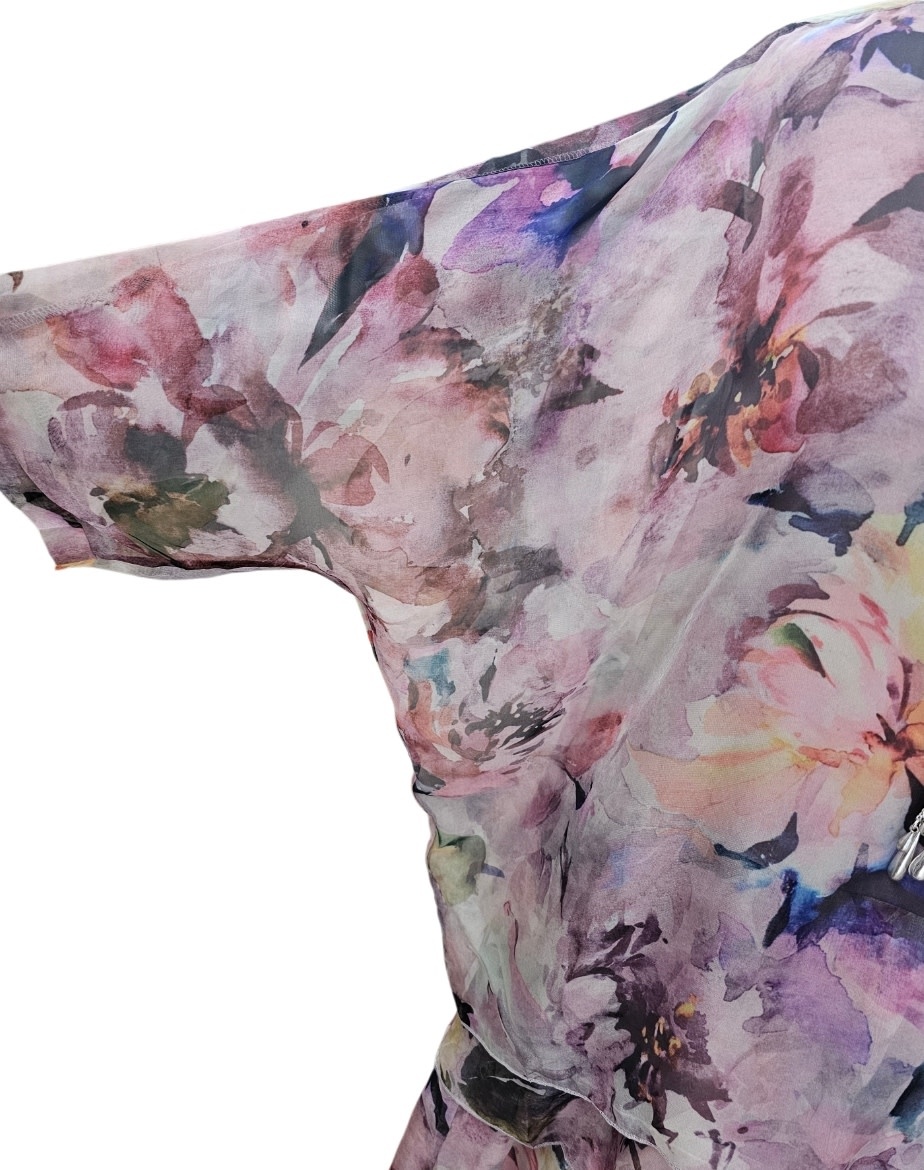 vivid Mavis Layered Dress