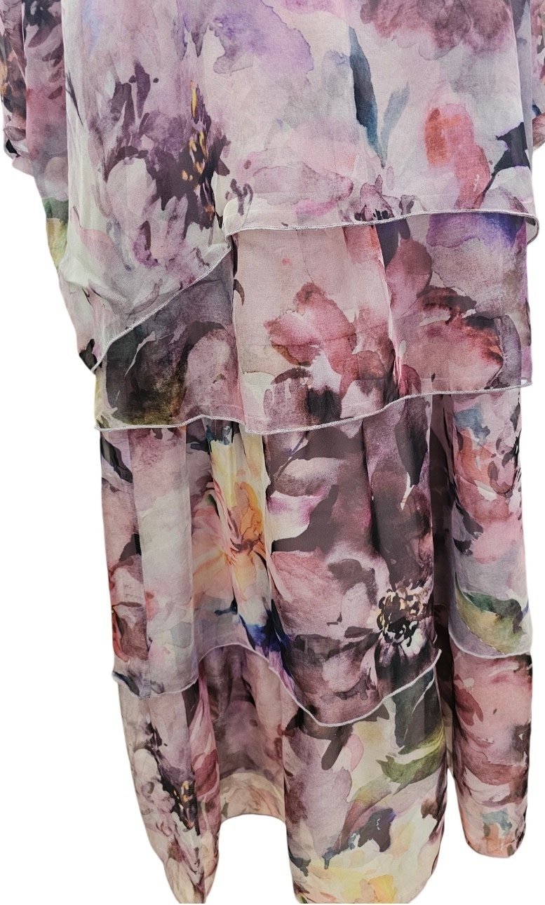 vivid Mavis Layered Dress