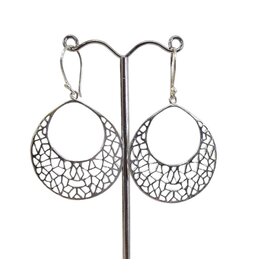 Savarna Tribe Arc Sterling Silver Earrings