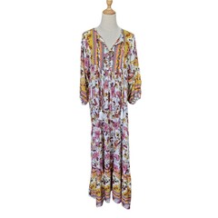 Savarna Tribe Hanna Boho Maxi Dress - Size 18/20