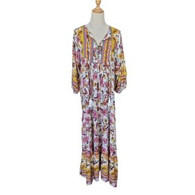 Savarna Tribe Hanna Boho Maxi Dress - Size 18/20
