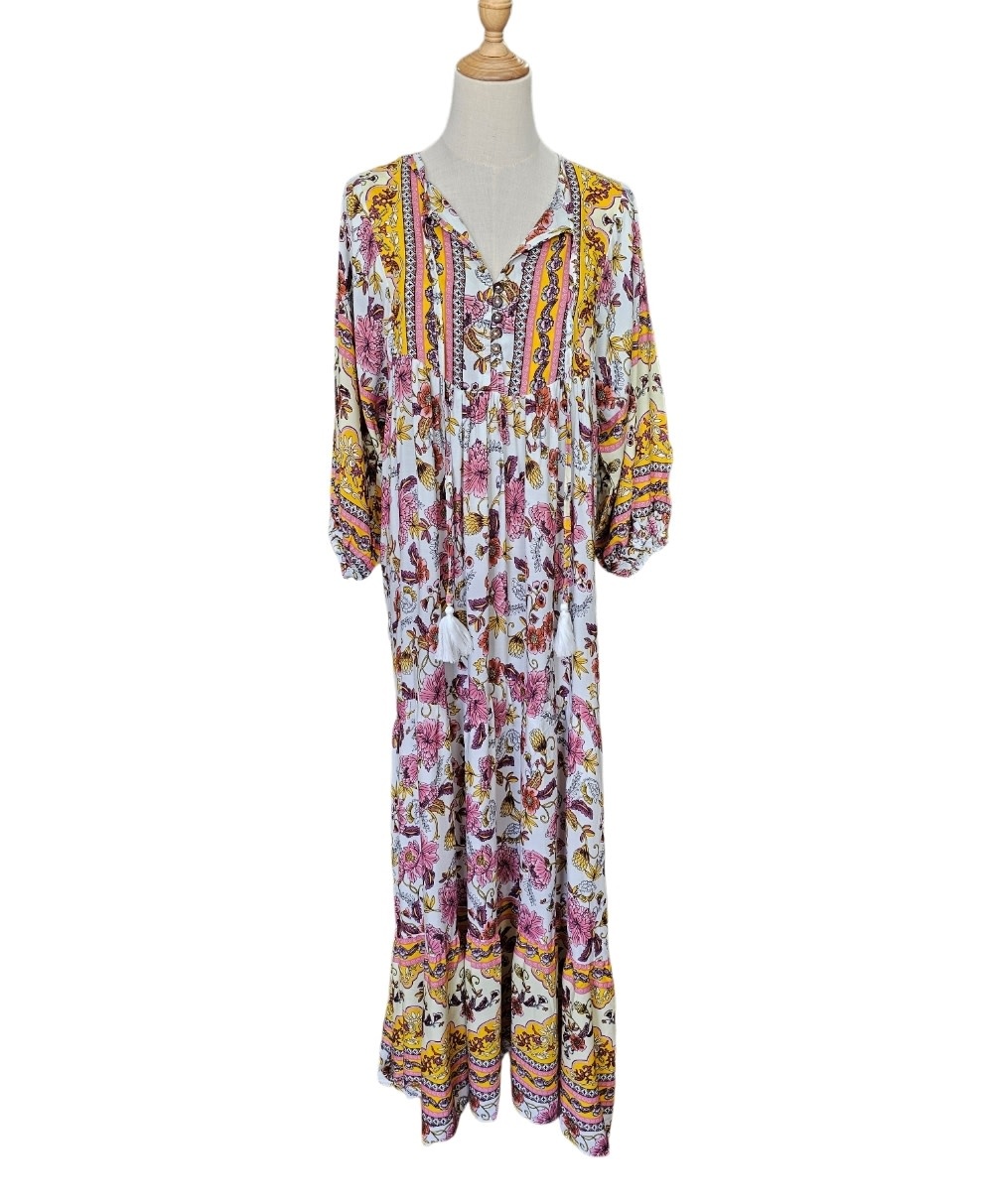 Savarna Tribe Hanna Boho Maxi Dress