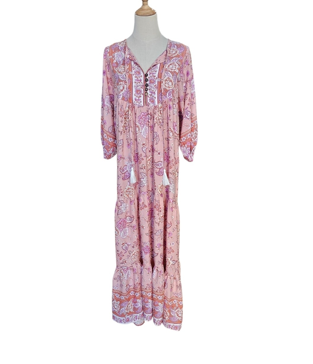 Savarna Tribe Lilly Boho Maxi Dress