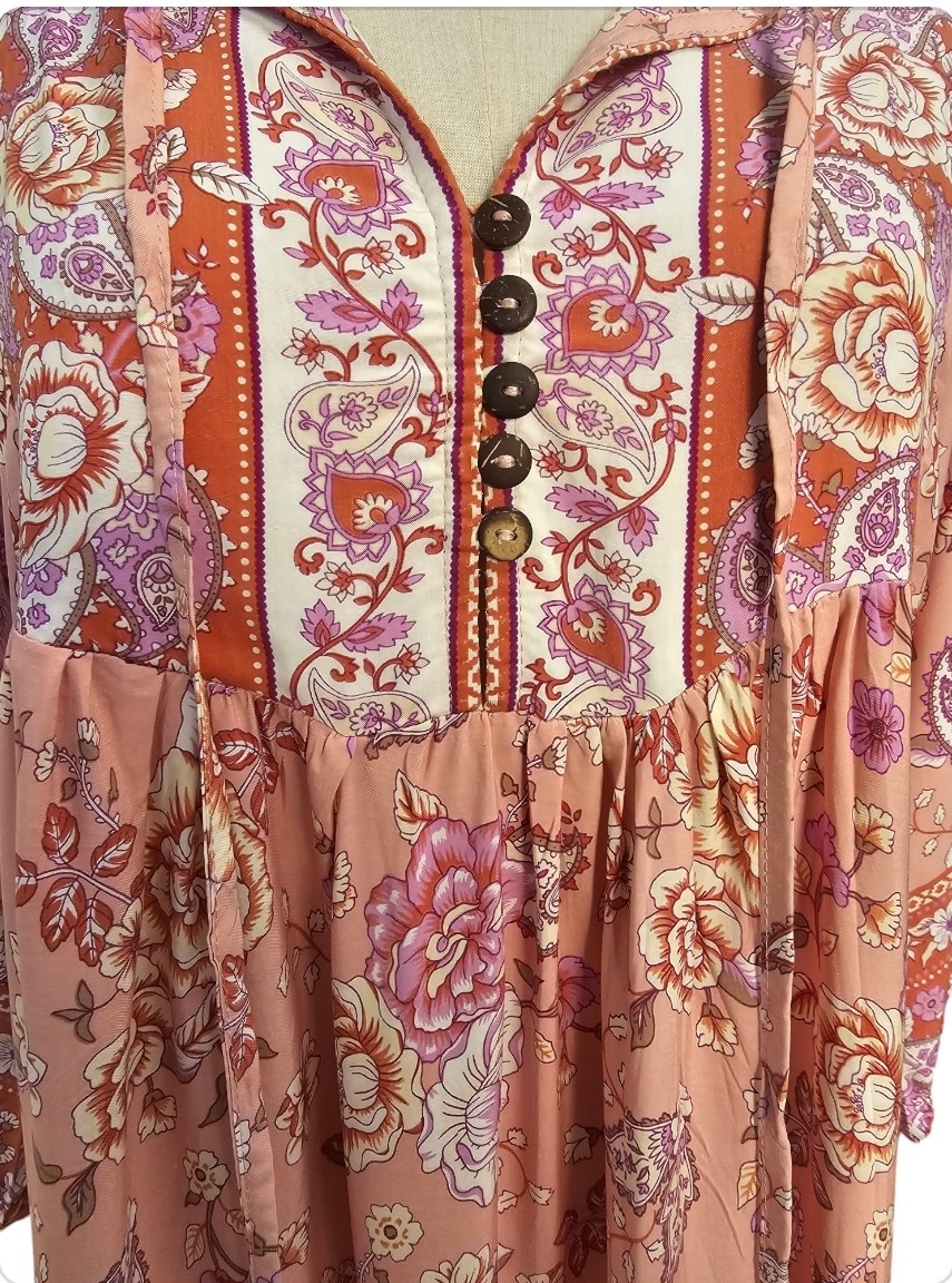 Savarna Tribe Lilly Boho Maxi Dress