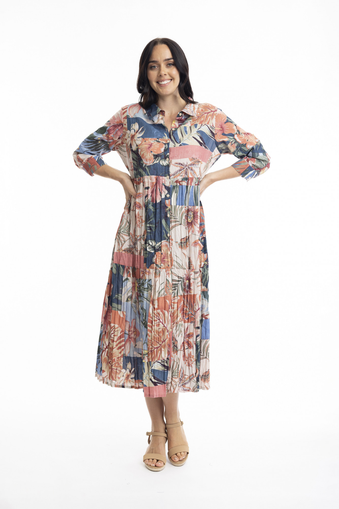 Orientique Australia Luzon Midi Collared Dress
