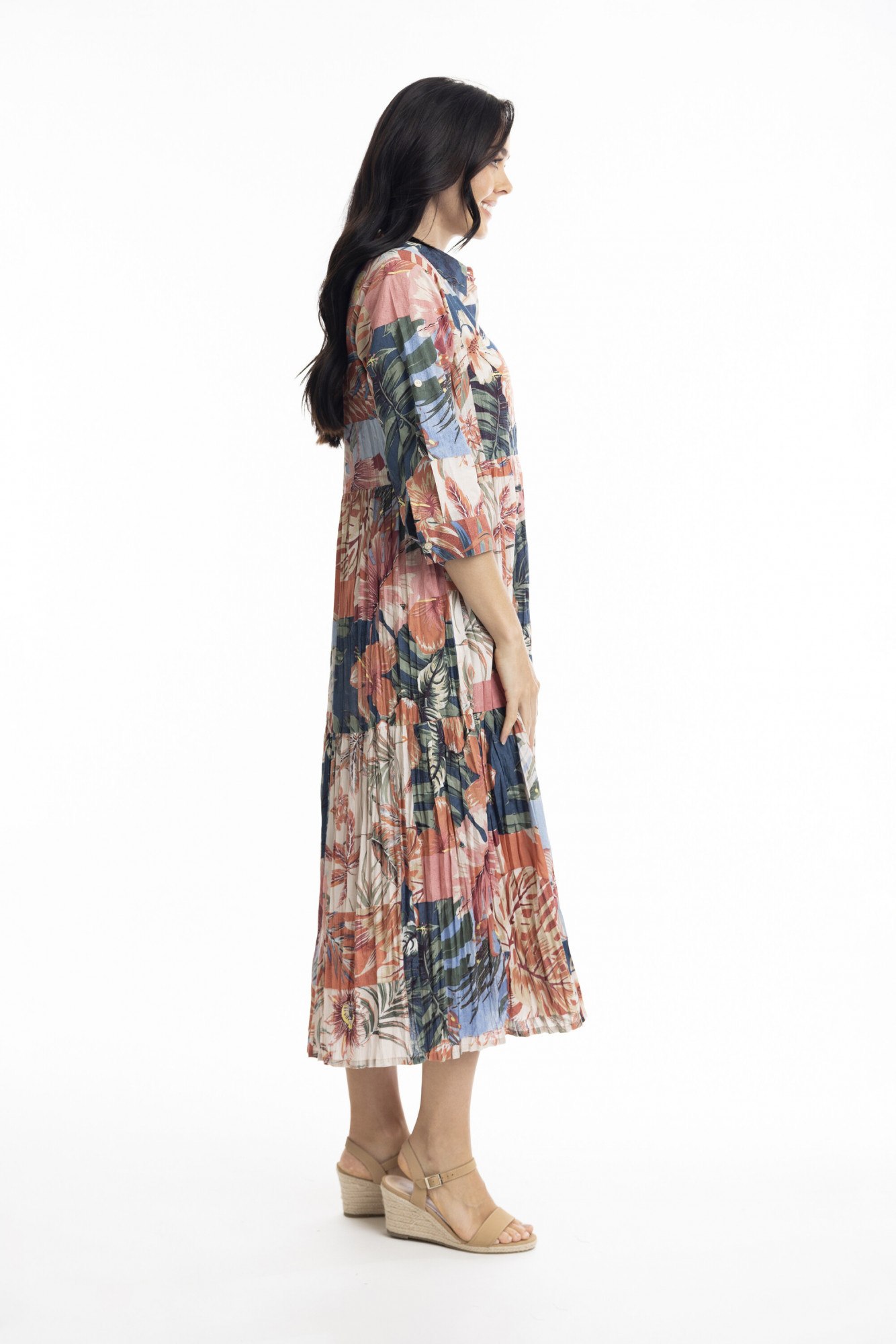 Orientique Australia Luzon Midi Collared Dress