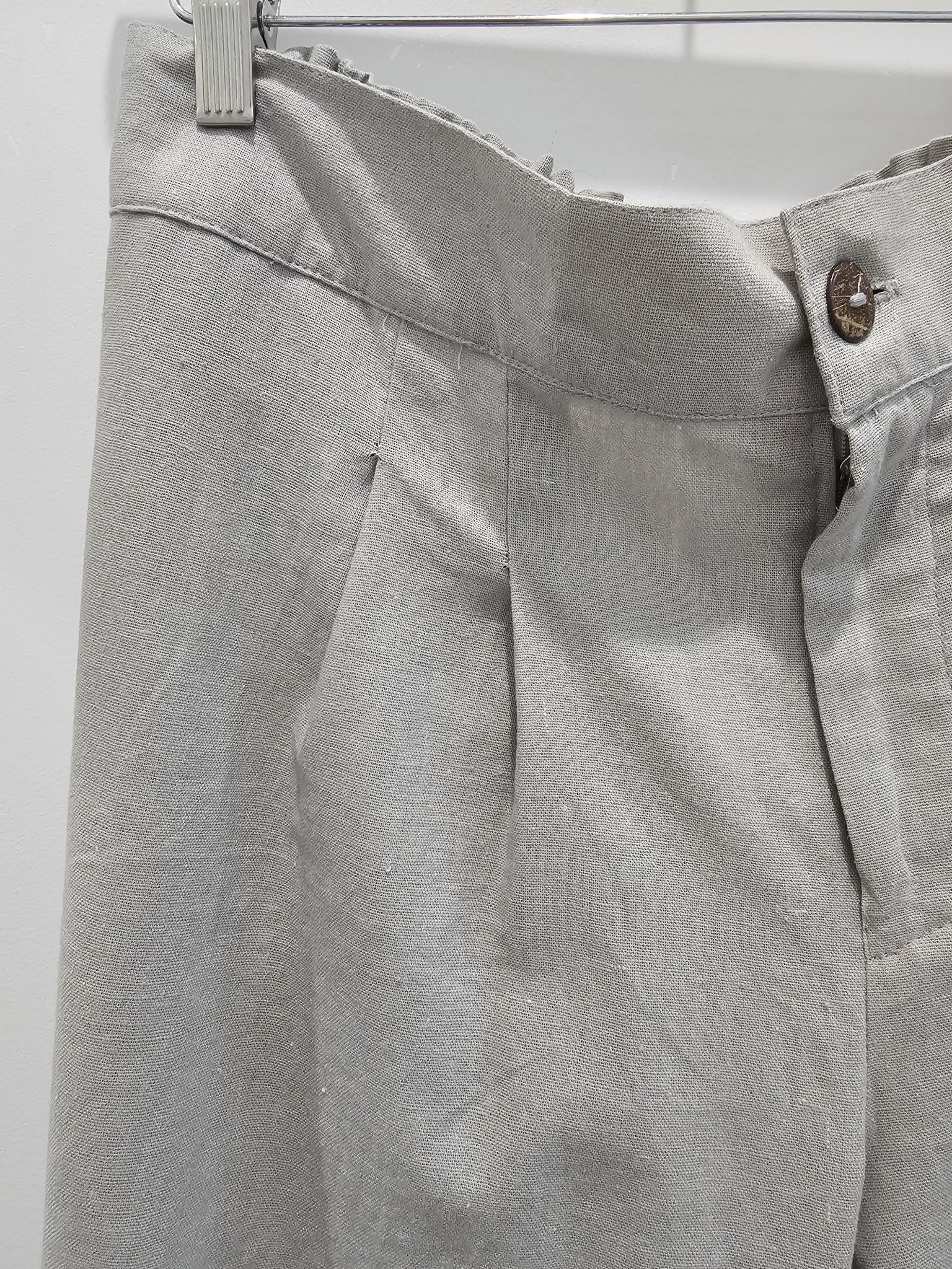 Savarna Tribe Flue Grey Linen Pants