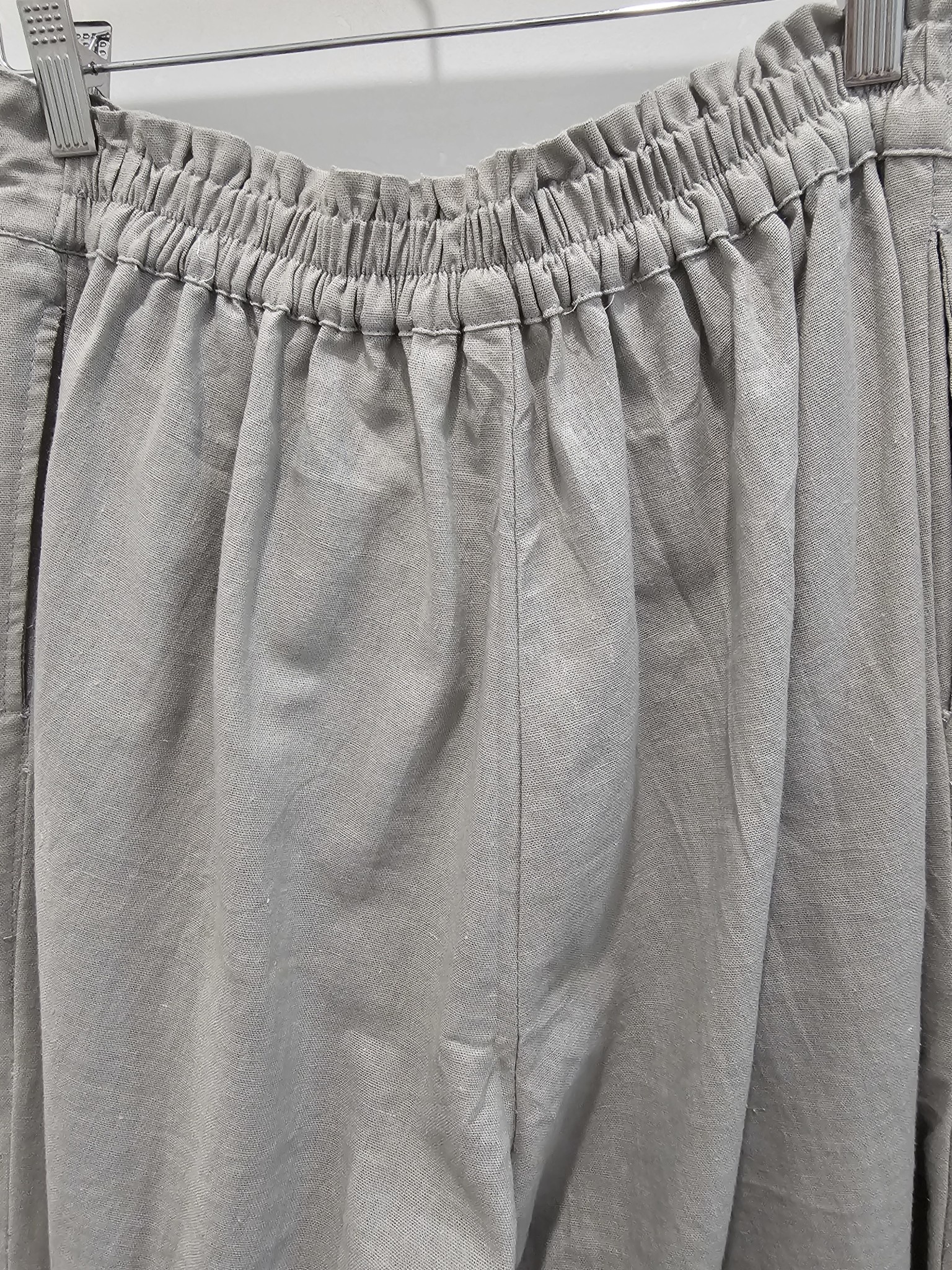 Savarna Tribe Flue Grey Linen Pants