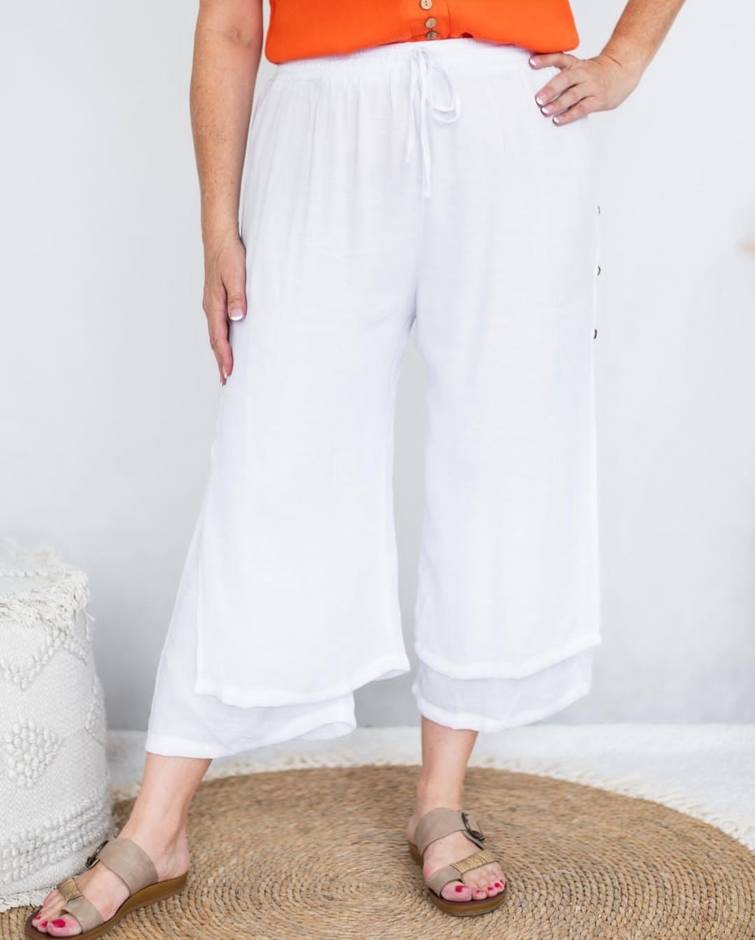 Willow Tree 3/4 Layered Beach Pants