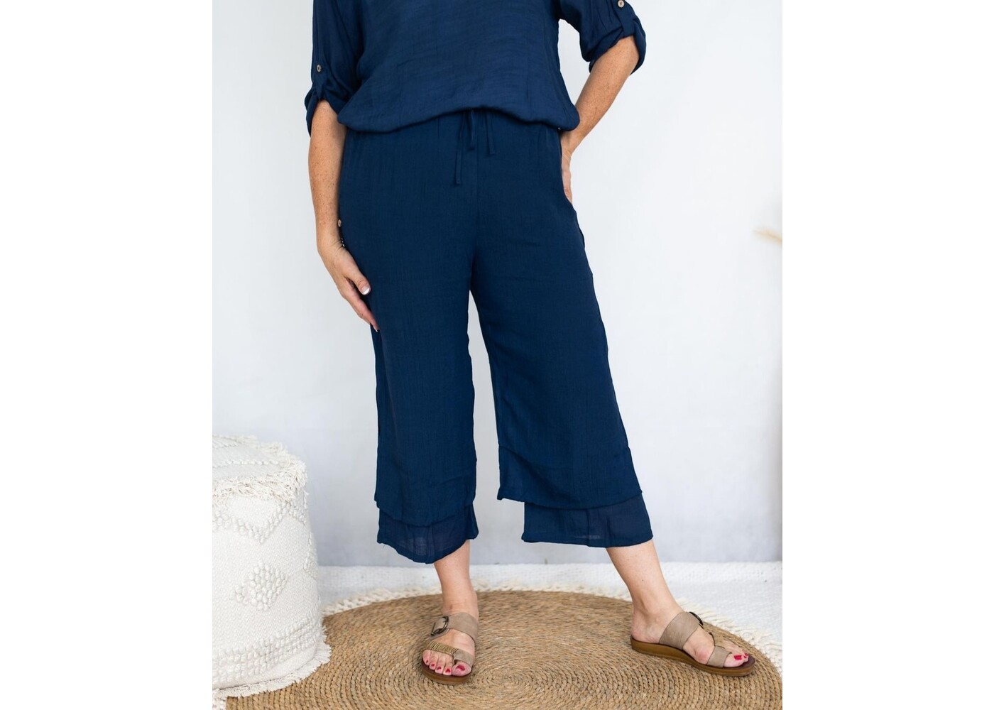Willow Tree 3/4 Layered Beach Pants
