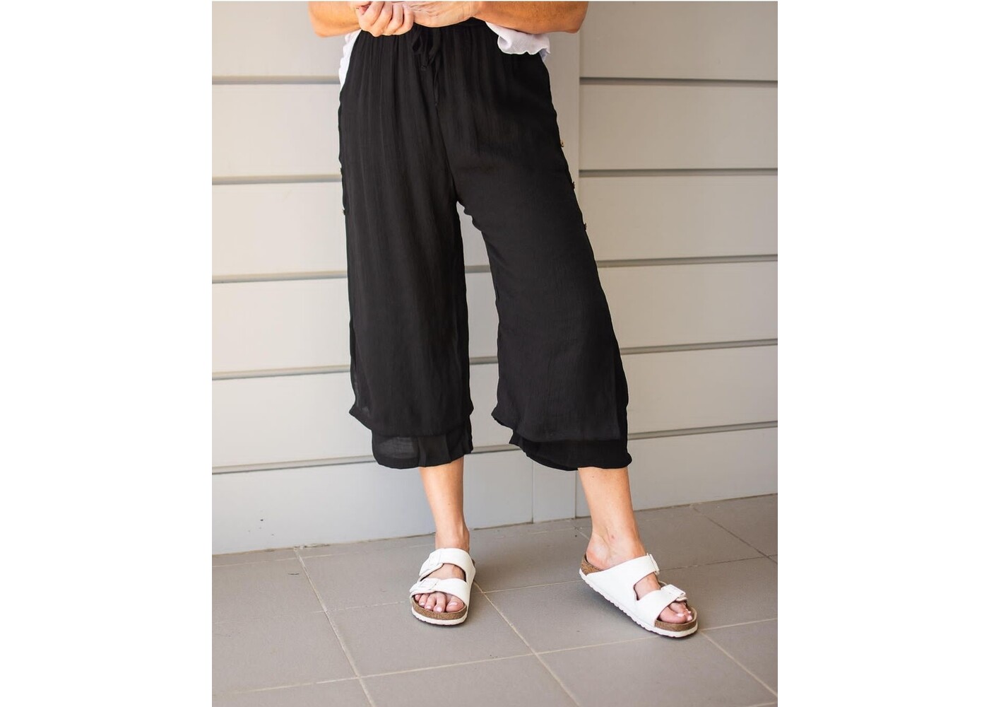 Willow Tree 3/4 Layered Beach Pants