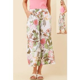 bottega Moda Shaila Floral Print Pant