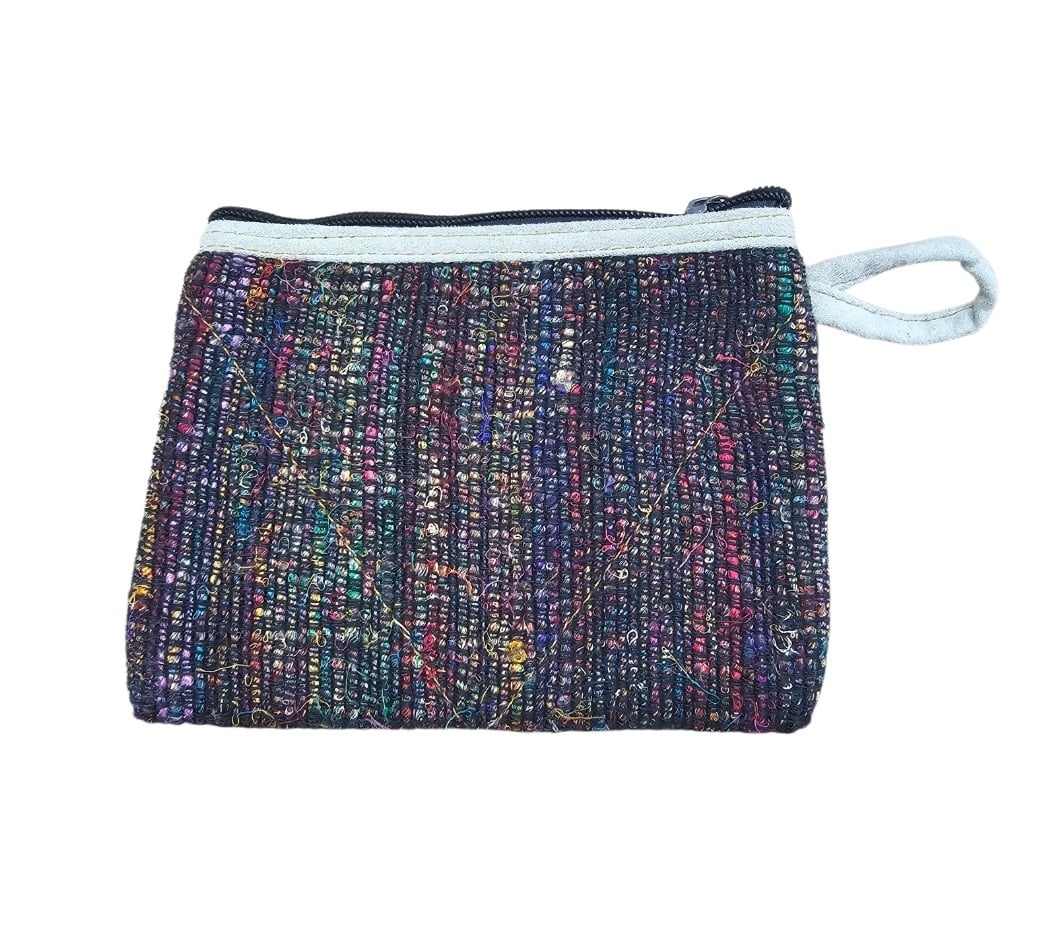 Recycle silk and hemp purses